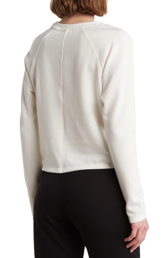 90 Degrees by Reflex Terry Brushed High/Low Twist Front Top