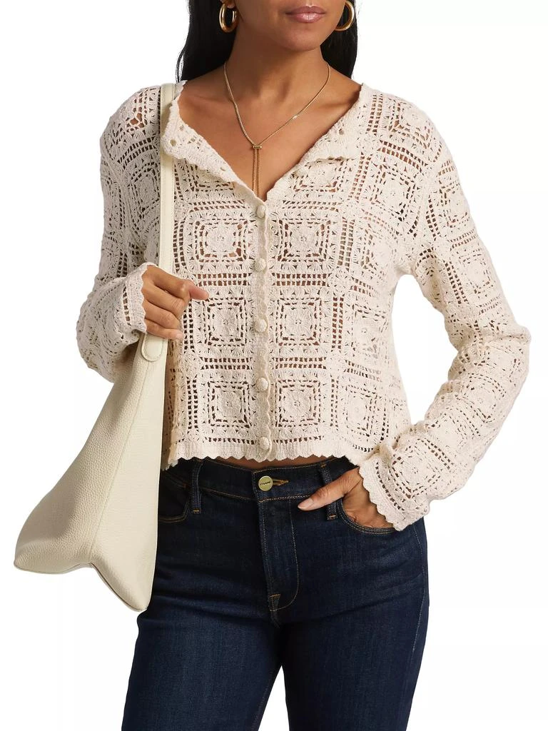 FRAME The Crocheted Cardigan 3