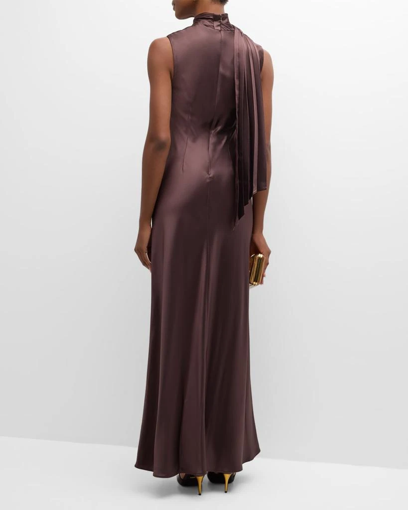 Acler Jeffries Draped Maxi Slip Dress 4