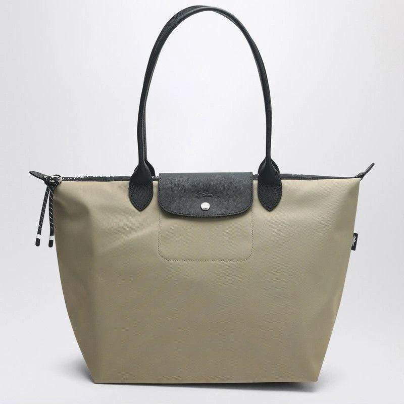 Longchamp Longchamp Clay Coloured Canvas L Le Pliage Energy Bag 1