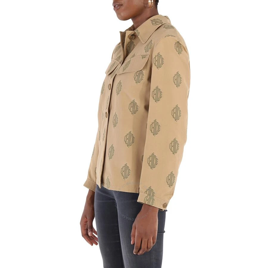 Chloé Ladies Beige Embroidered Shirt Jacket 3