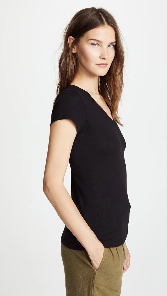 L'Agence Becca V Neck Tee 3
