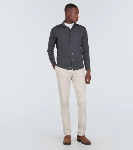 Thom Sweeney Wool Henley shirt 2