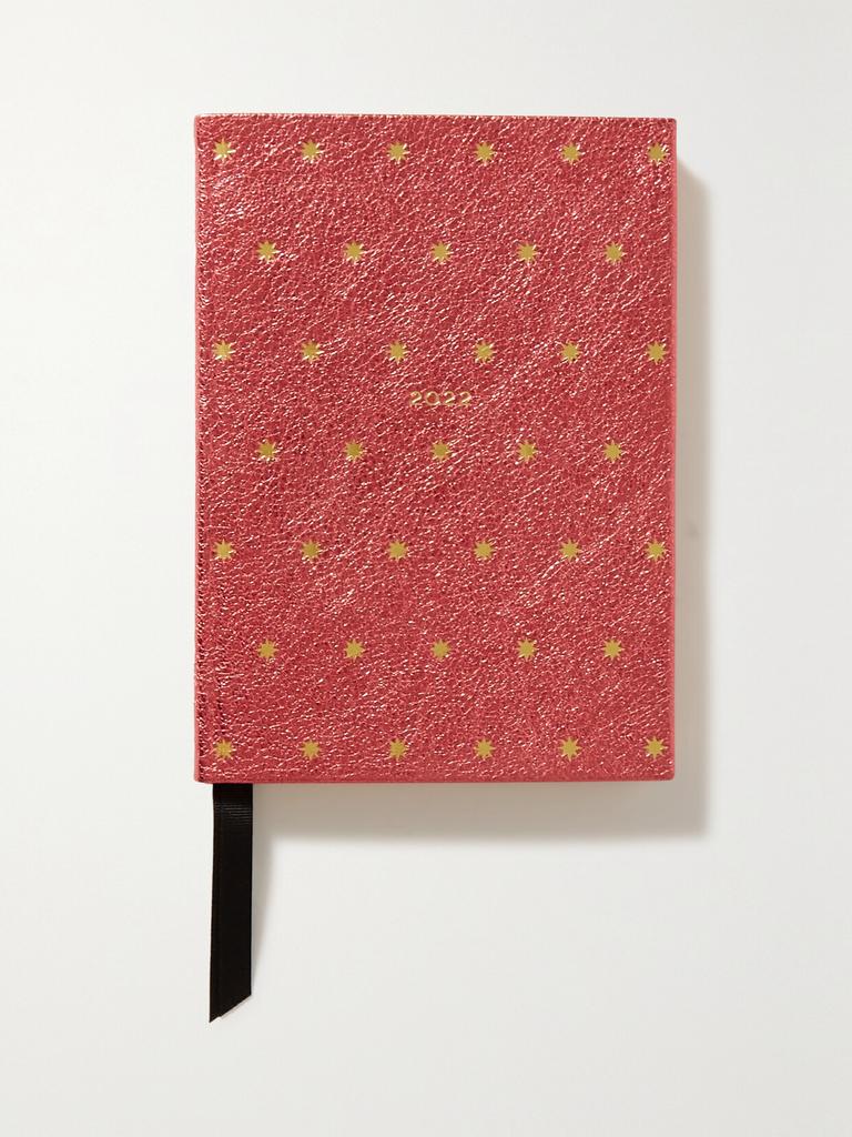 SMYTHSON Soho 印花纹理皮革日程本