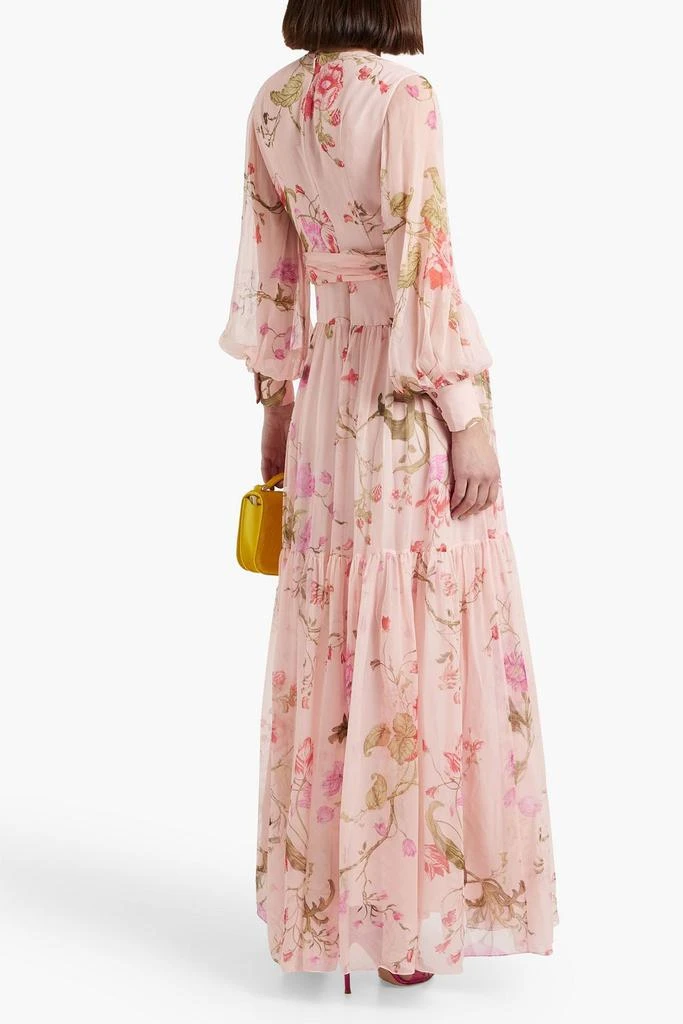 Erdem Tiered floral-print silk-chiffon maxi dress 3