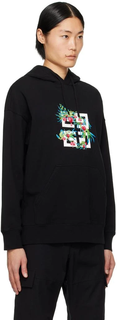 Givenchy Black Embroidered Hoodie 2