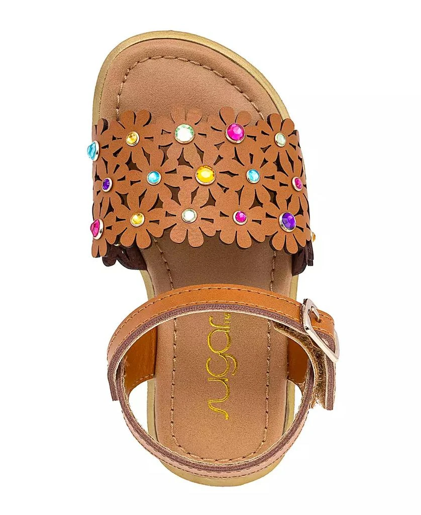 Sugar Toddler Girls Ainslie Open Toe Flat Sandal 8