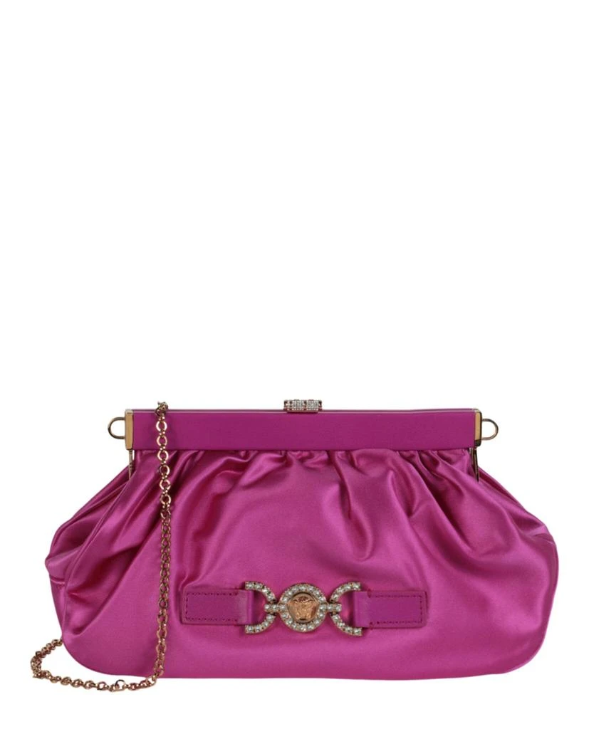 Versace Satin Crystal Medusa '95 Clutch 1