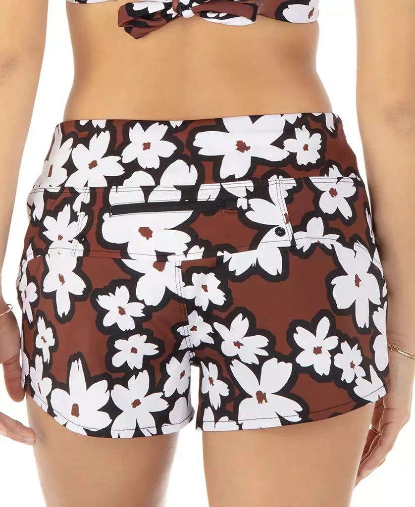 Hurley Women's Bold Daisy Printed Board Shorts 2