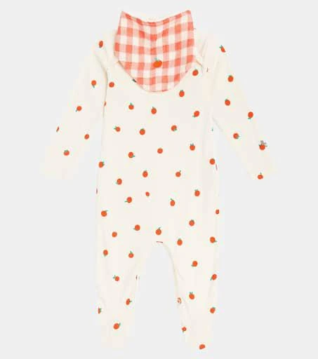 BOBO CHOSES Baby Tomato onesie, blanket and bib set 2