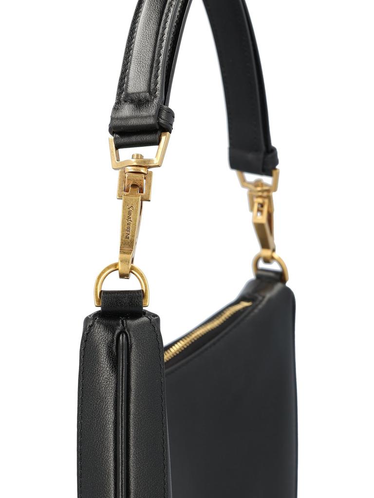 Saint Laurent Logo Detailed Zip-Up Shoulder Bag – On Sale