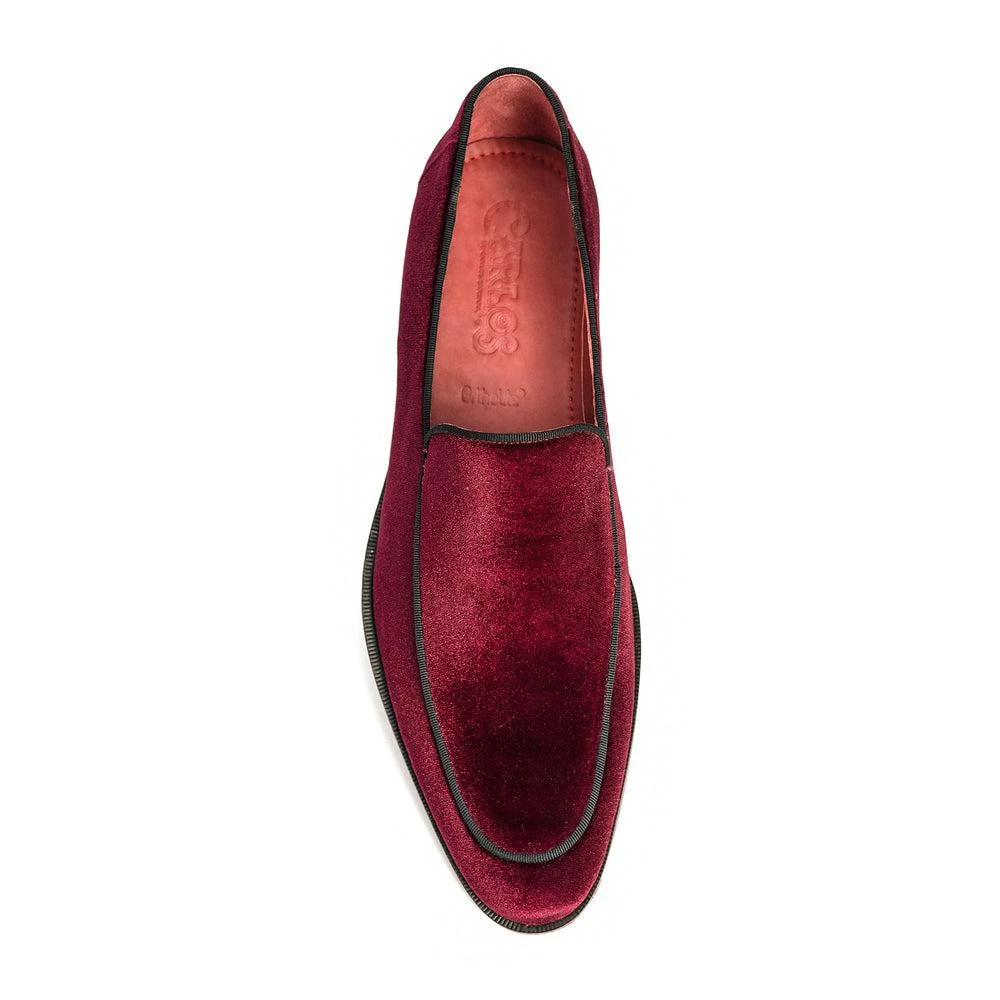 NEW CARLOS BY CARLOS SANTANA men\'s prince velvet loafer in black CARLOS by Carlos Santana Prince Velvet Loafer - Casual Shoes  main image 3