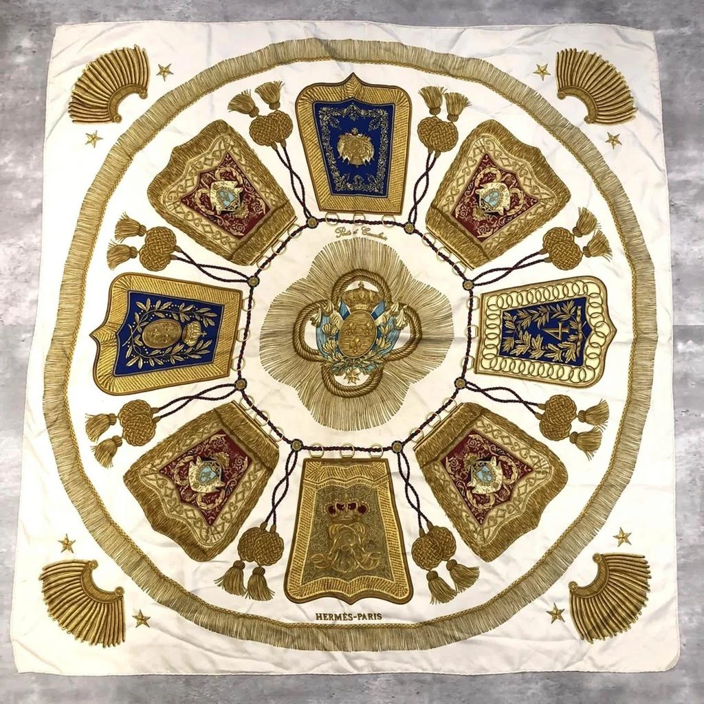 Hermes gold Silk Scarf (Pre-Owned)
