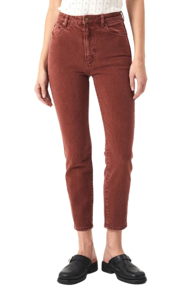 Rolla’s Dusters Comfort High Waist Slim Tapered Leg Jeans 1