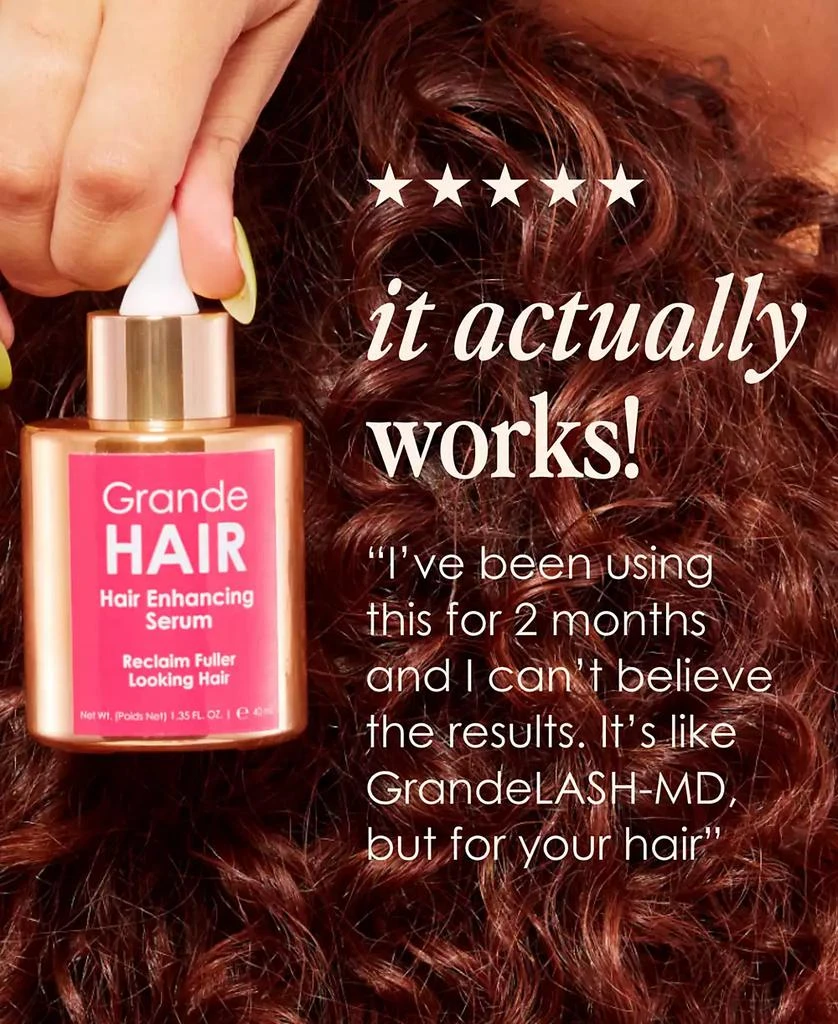 Grande Cosmetics GrandeHAIR Full Boost Hair Enhancing Serum, 0.67 oz. 12