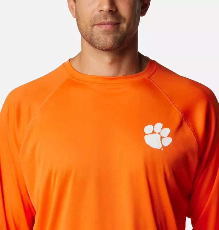 Columbia Columbia Men's Collegiate PFG Terminal Tackle Long Sleeve Shirt - Clemson- 4
