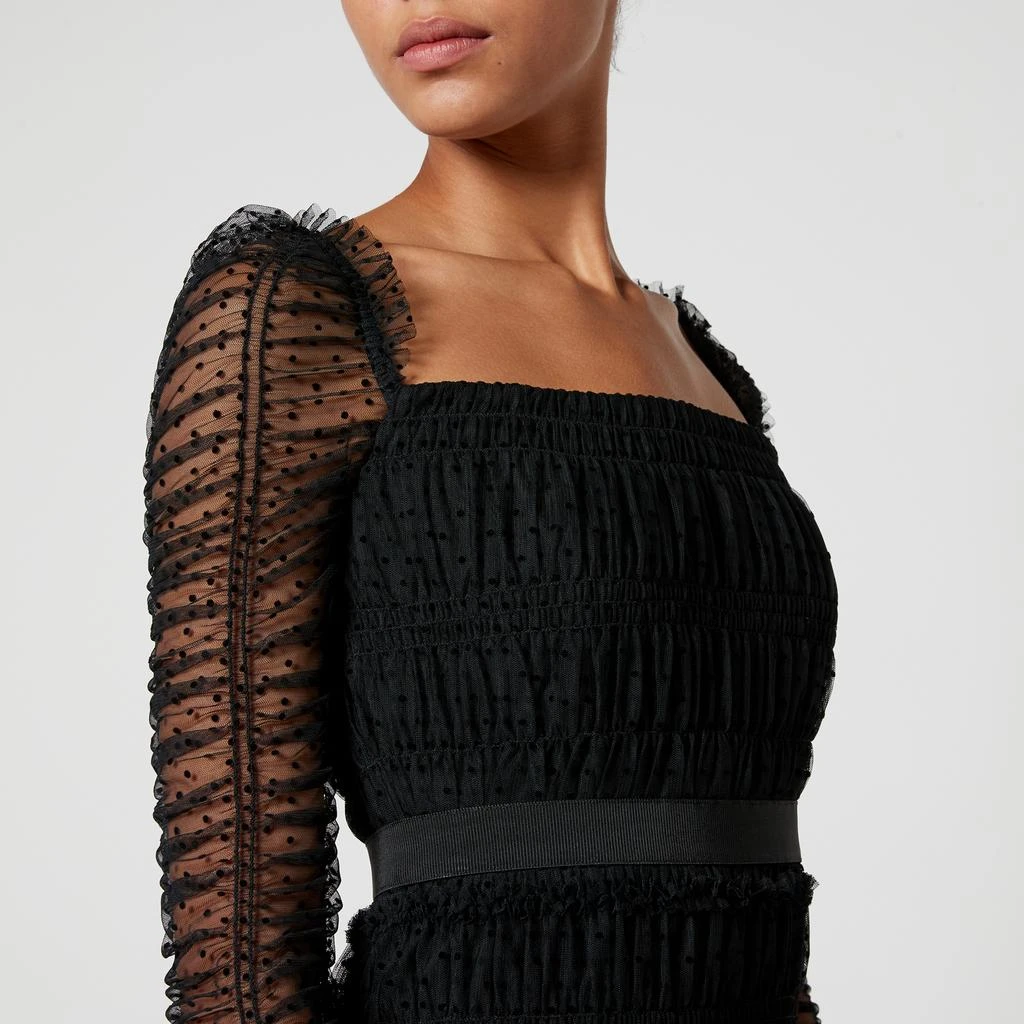 Shop Self-Portrait Shirred Polka-Dot Tulle Midi Dress on Sale at  BeyondStyle  Get 50% Off Self-Portrait Shirred Polka-Dot Tulle Midi Dress  with Limited-Time Flash Deals, Exclusive Discounts, and Special Offers.  Enjoy Unbeatable