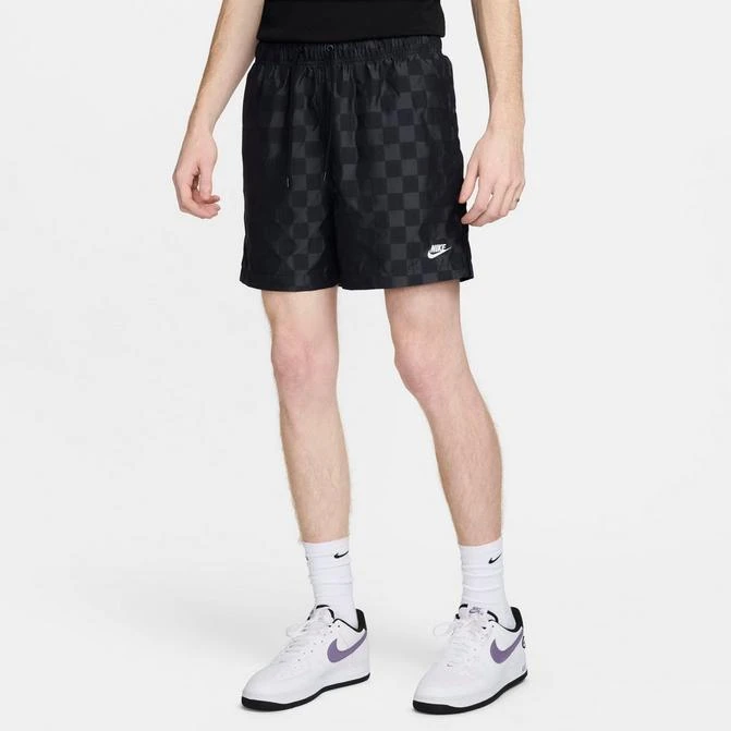 NIKE Men's Nike Club Checkered Nylon Flow Shorts 1