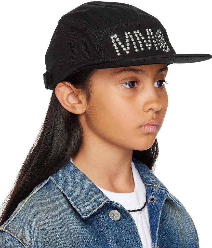 MM6 Kids Black Logo Cap 2