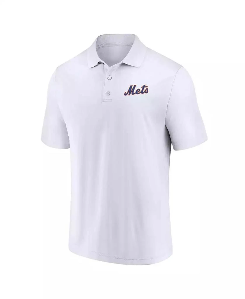 Fanatics Men's Royal, White New York Mets Polo Shirt Combo Set 2