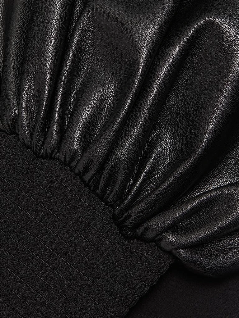 Alice + Olivia Latoria Vegan Leather Blouse 7
