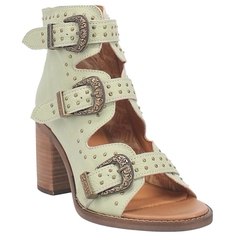 Dingo Ziggy Studded Open Toe Shootie Pumps 2