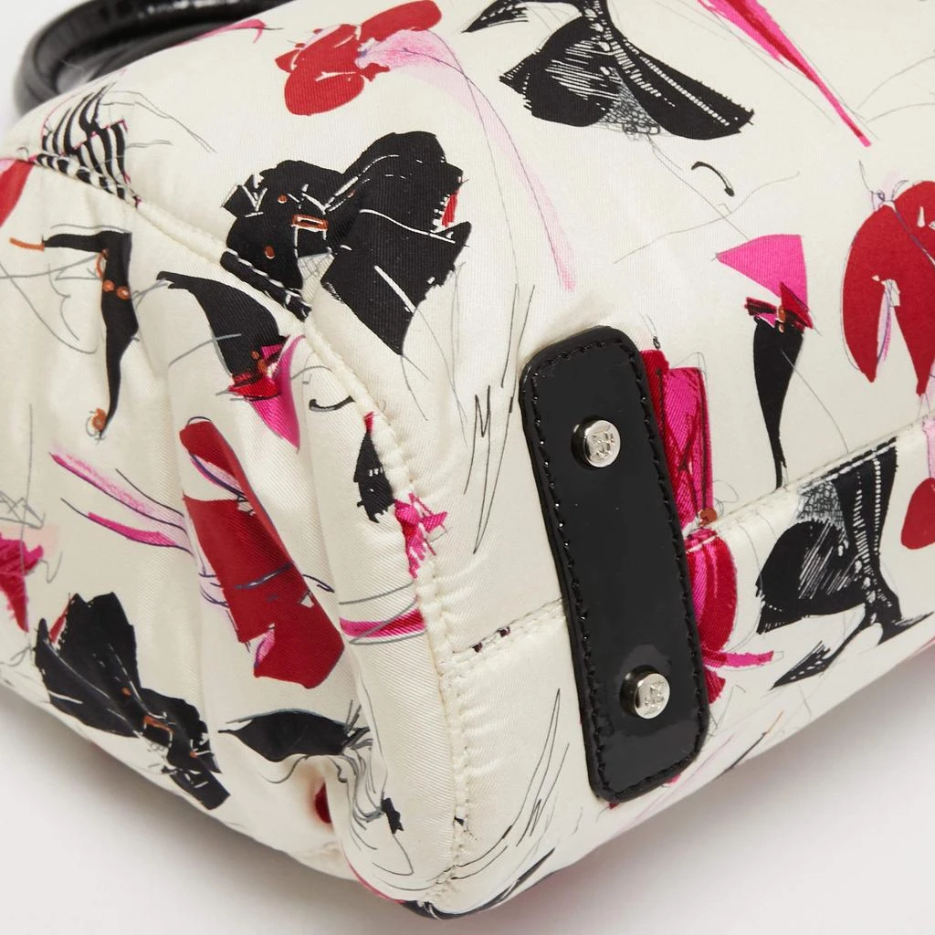 Gianfranco Ferre Gianfranco Ferre Multicolor Nylon and Patent Leather Frame Satchel 15