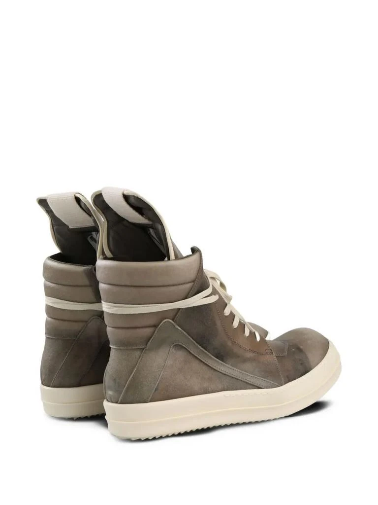 Rick Owens GEOBASKET LEATHER SNEAKERS 2