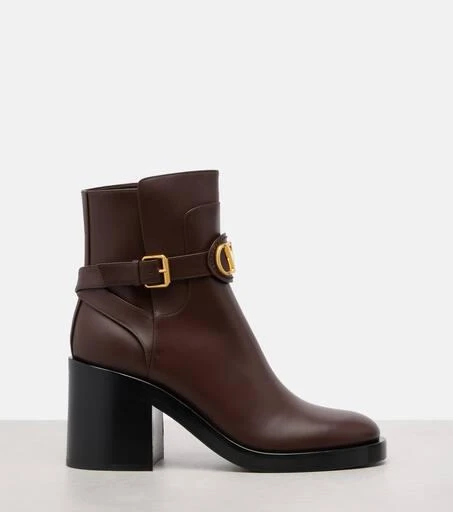 Valentino VLogo 70 leather ankle boots 4