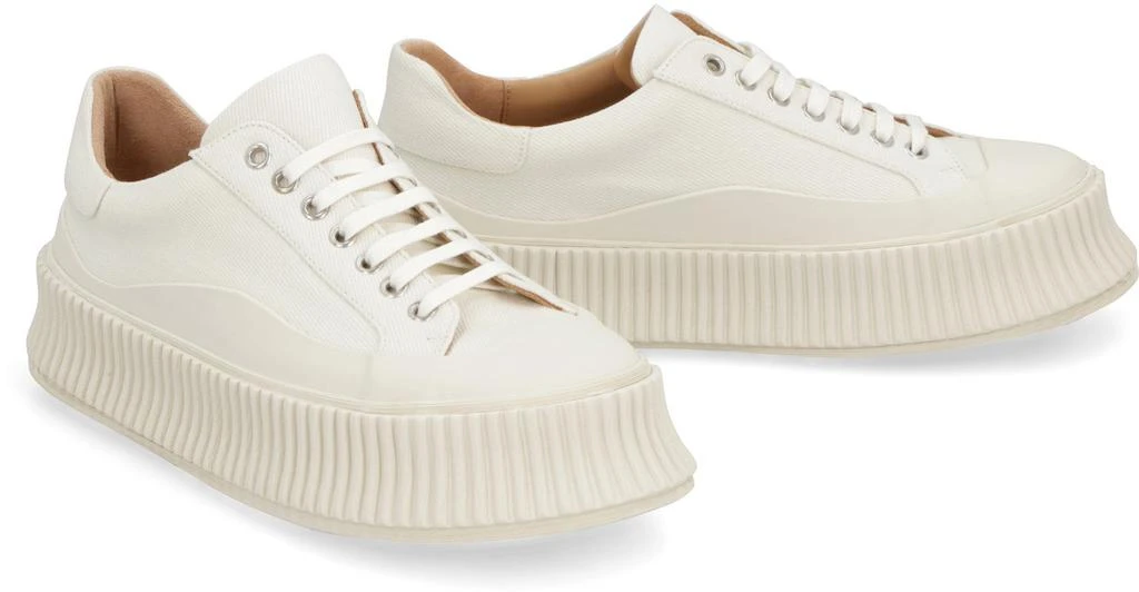 Jil Sander JIL SANDER CANVAS LOW-TOP SNEAKERS 3