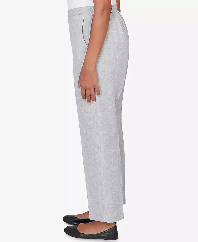 Alfred Dunner Women
s  Al Fresco Tailored Flat Front Slant Pocket Pant 3