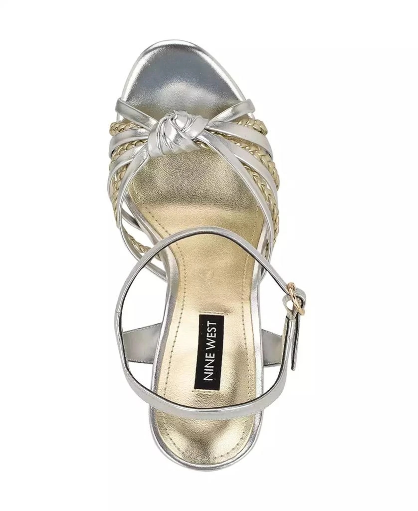 Nine West Women's Waser Strappy Platform Stiletto Sandals 4