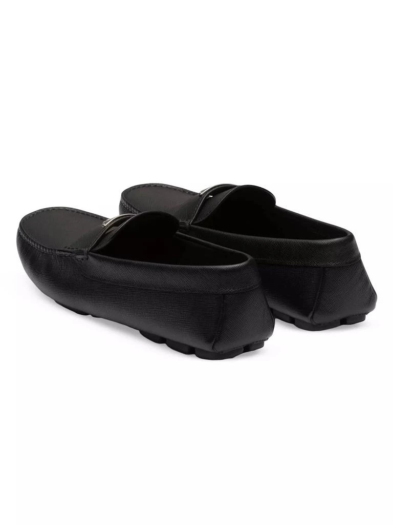 Prada Saffiano Leather Driver Loafers 4