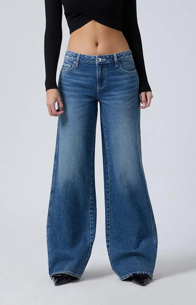 PacSun Casey Low Rise Baggy Jeans Medium Indigo 1
