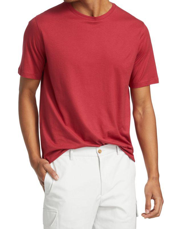 Saks Fifth Avenue Core Solid Crewneck Tee