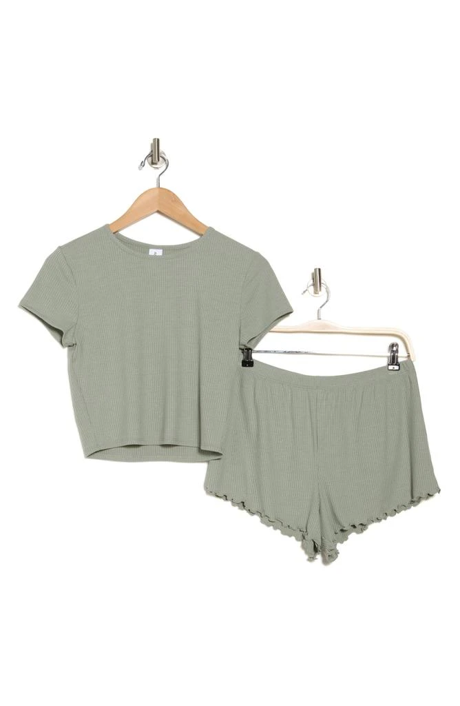 Abound Ribbed Shortie Pajamas 3