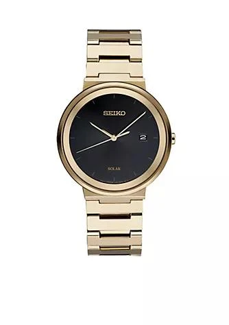 Seiko Solar Gold Tone Watch 1