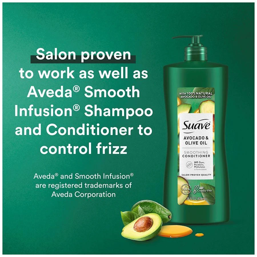 Suave Smoothing Conditioner Avocado + Olive Oil 10