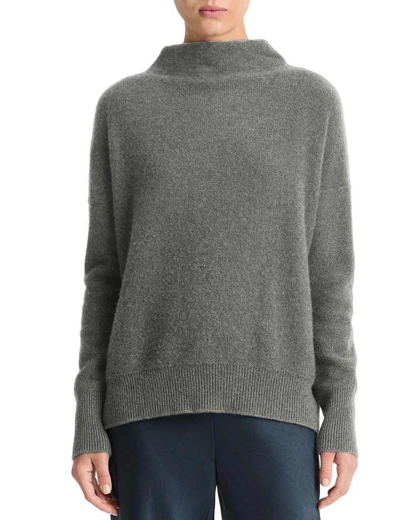 Vince Boiled Cashmere Funnel Neck Sweater 1