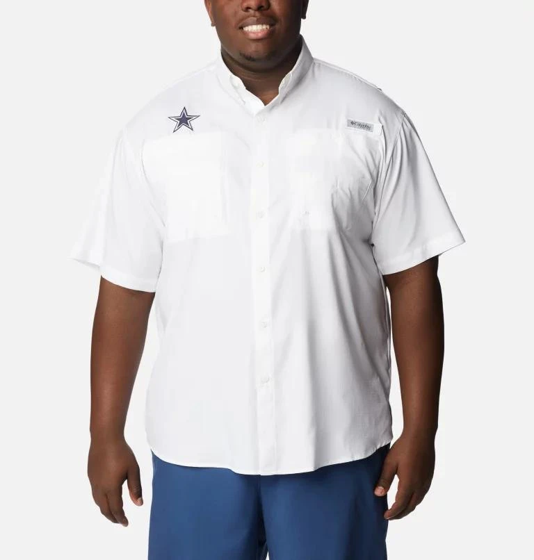 Columbia Columbia Men's PFG Tamiami  Short Sleeve Shirt - Big - Dallas Cowboys- 1