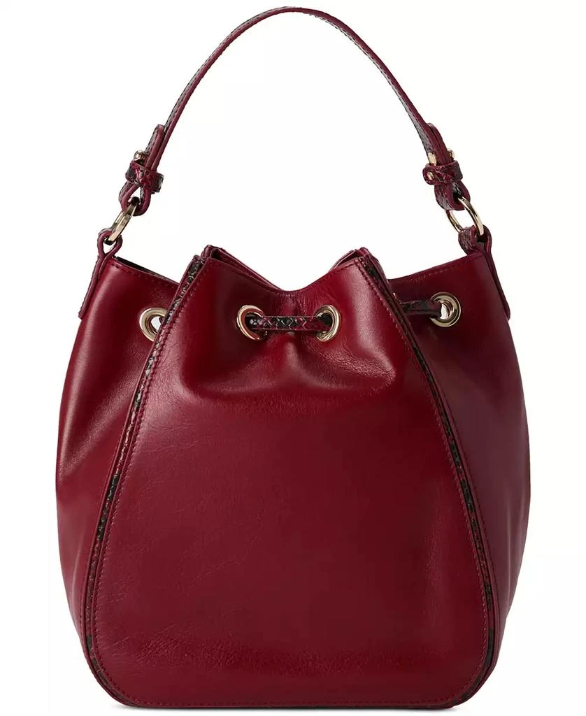 Brahmin Melinda Dietrich Leather Bucket Bag 4