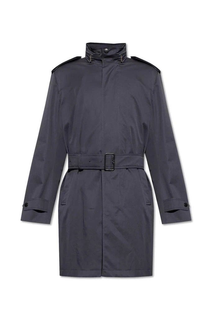 Burberry Burberry Hooded Belted Waist Trench Coat 1