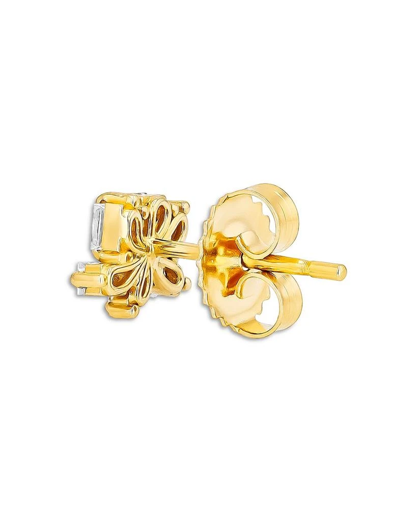 Suzanne Kalan 18K Yellow Gold Classic Baguette Cluster Stud Earrings 3