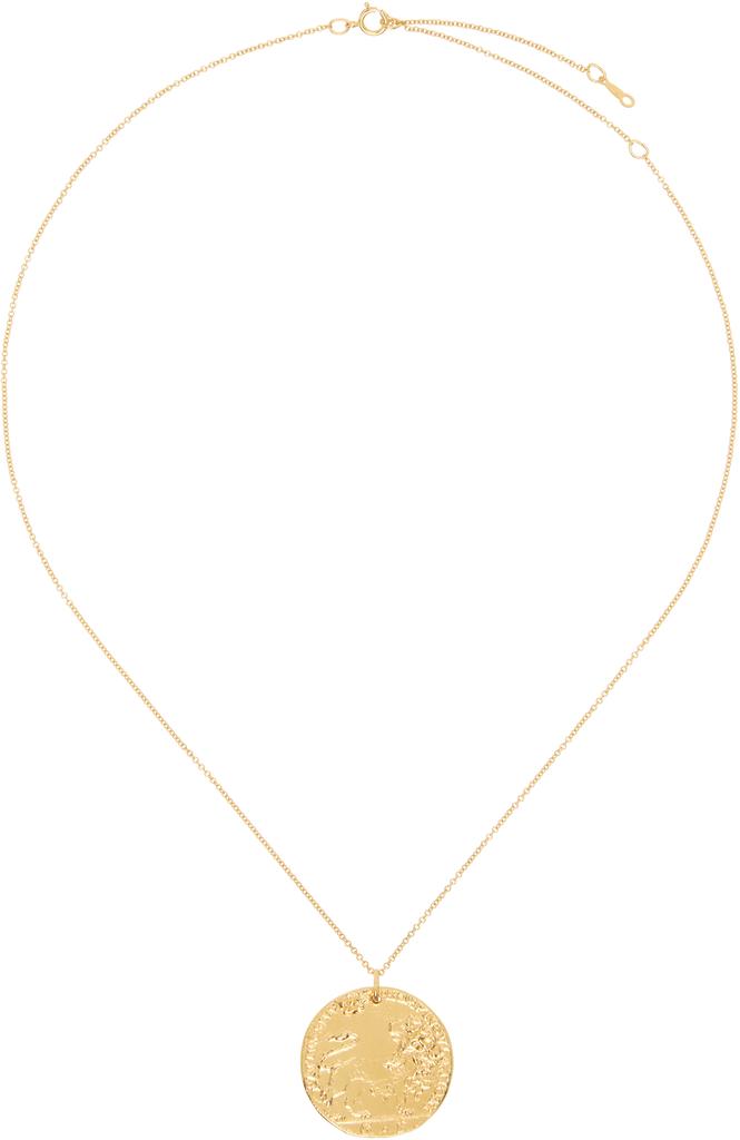 Alighieri Gold 'Il Leone' Medallion Necklace