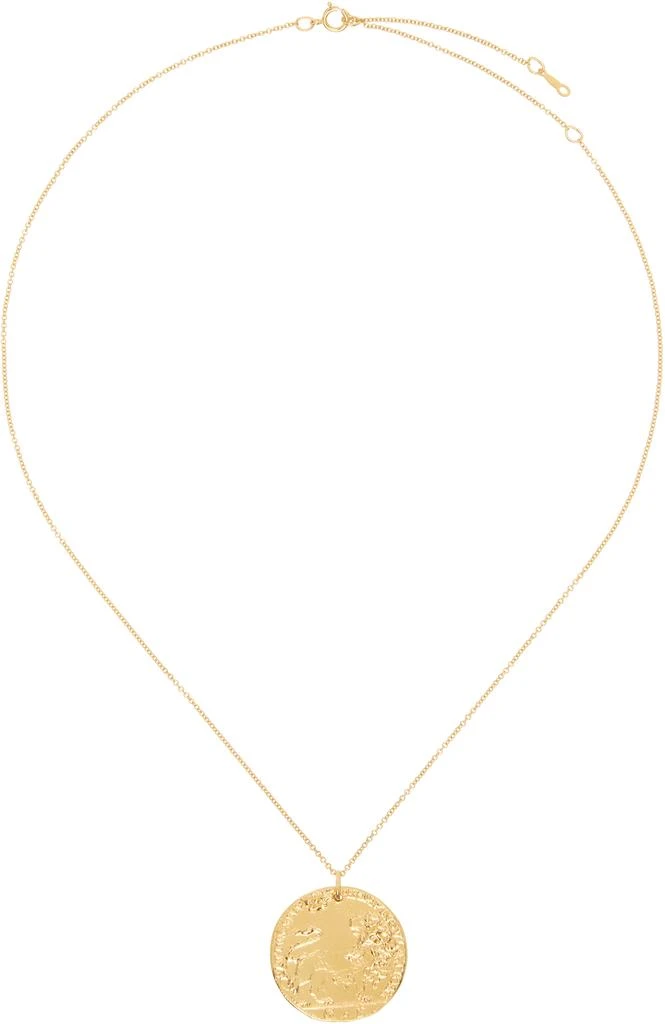 Alighieri Gold 'Il Leone' Medallion Necklace 1