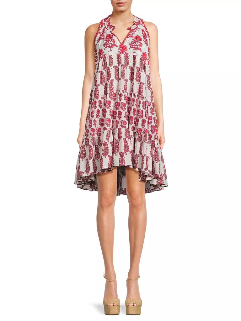 Ro's Garden Sofie Floral Knee-Length Dress 3