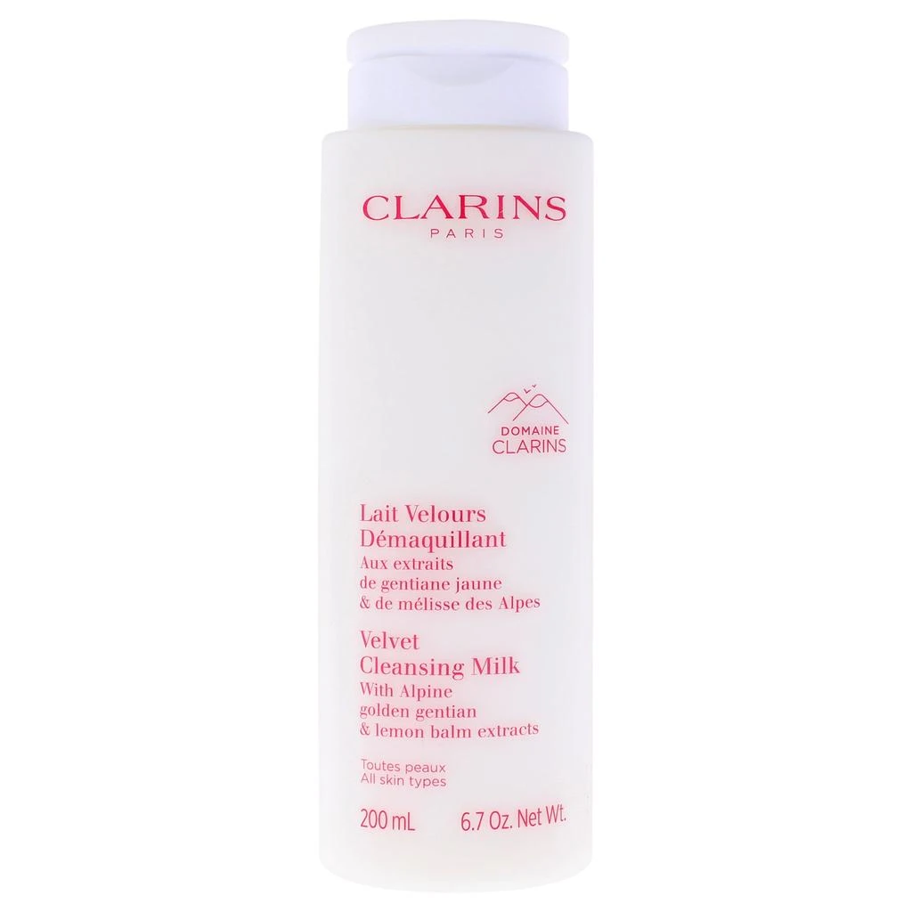 Clarins Velvet Cleansing Milk by  for Women - 6.7 oz Cleanser