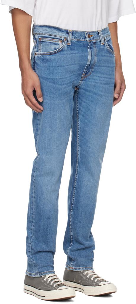Nudie Jeans Blue Lean Dean Jeans