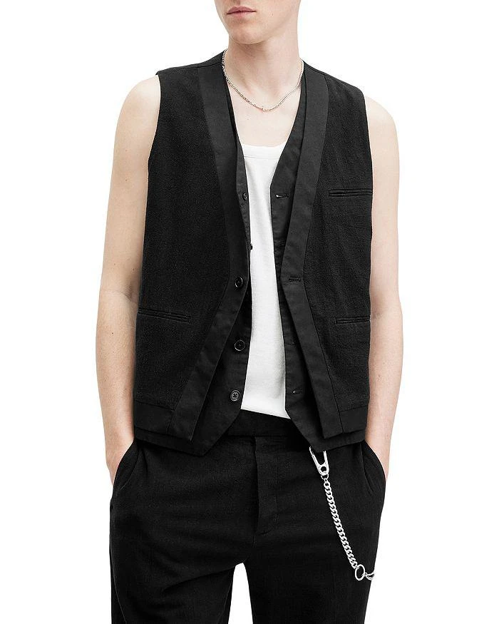 ALL SAINTS Heron Layered Vest 1