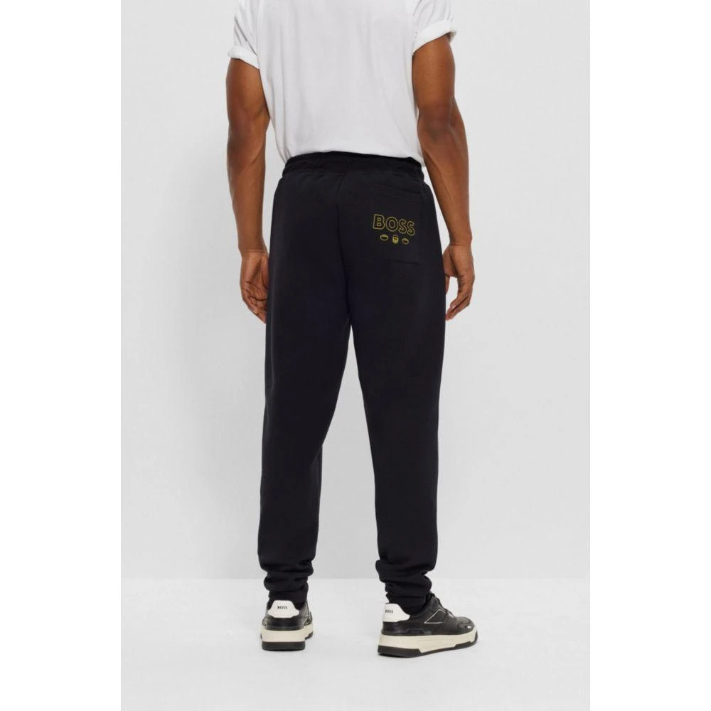 Hugo Boss x NFL cotton-blend tracksuit bottoms with collaborative branding 4